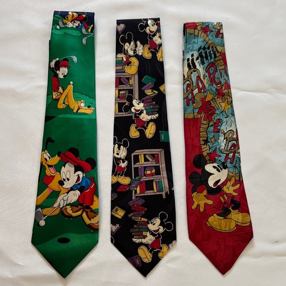 Mickey Unlimited Other - Disney Mickey Mouse Men's Tie Set - Multicolor